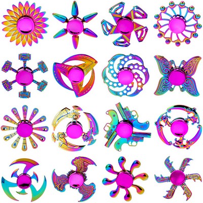 Metal Sensory Hand Fidget Spinner Toy Stress Relief Reducer W/Case