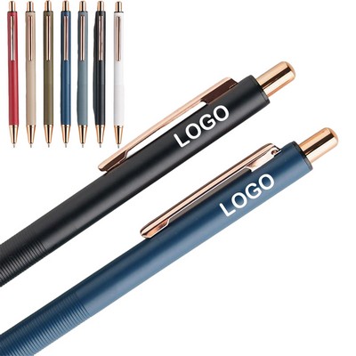 Signature Advertising Metal Business Gift Gel Black Ink Pen